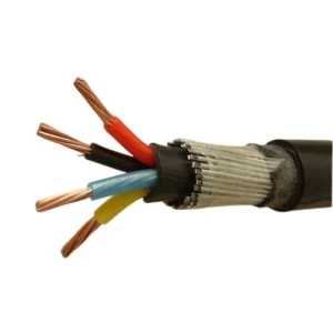 كابل كهرباء مسلح 10mm اربع خطوط 0.6/1kV CU/XLPE/SWA/ZHLS طول 1000m | بحرة للكابلات