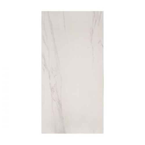 Spanish Porcelain Ceramic Tile 120x60 cm, Glossy White | 