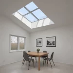Skylight Aluminium Profile 10.5 cm, Thickness 2.5 mm, Color Beige | Ral Tech Factory