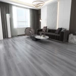 SPC Wooden Made of Vinyl Tiles, Waterproof, Gray Color, Model 1039