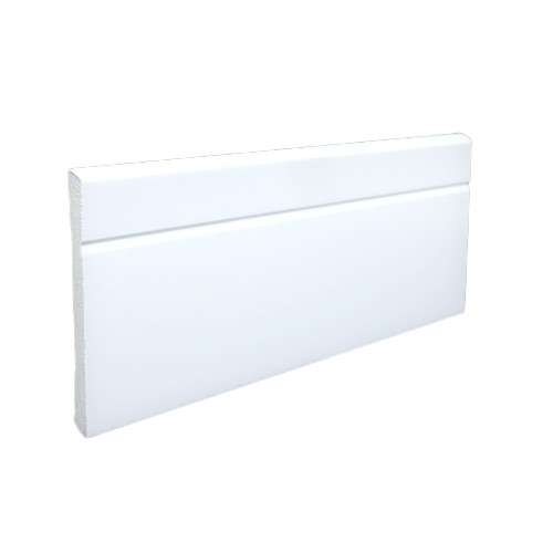 Cyclo PS Skirting Length 240 cm Height 10 cm White Color | Cyclo