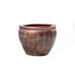 Ceramic planter size 40 x 40 cm, brown color
