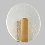 Modern Golden Wall Sconces, 20 cm Diameter, Golden Color