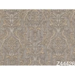 ورق حائط ايطالي تصميم كلاسيك مقاس 10 م×1.06م، بني داكن، موديل 44426