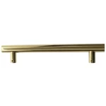 Round fixed doors handles Size 60 cm, 32 mm Thick, Gold Color