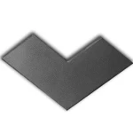 بلاط انترلوك ثلاثي الابعاد سماكة 6 سم لون اسود | شركة معيار