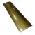 وصلة باركيه ألمنيوم T مسطح، الطول 240 سم، العرض 4 سم، لون ذهبى 