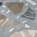 Ceramic tiles Riyadh for Outdoor Floors, Size 45 × 45 cm, 14 mm Thickness, Gray Color