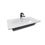 White Color Over Counter Top Wash Basin Size 60 cm | Saudi Ceramics Factory