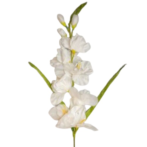 Pergel Artificial Rose 70 cm Height, White Color | Pergel