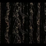 Chinese Marble alternative to council facades Rectangle, Size 280 x 122 cm, Black with gold veins color