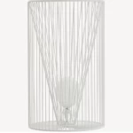 إضاءة أرضية كلاسيكية، لون أبيض، مقاس 53×53×54 سم