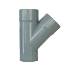 Tee Y UPVC Non Pressure 50 mm Gray | Al-Munif Factory | ALMUIF PIPES