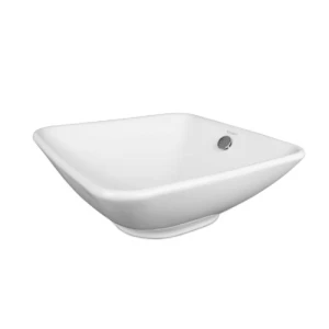 Square Shape Counter Top Washbasin 42×42 cm, Brilliant White | Hatch Company
