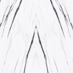 بديل الرخام بتصميم مفتوح (أوپن بوك)، أبعاد الرسمة 244 سم، عرض اللوح الواحد 122 سم، أبيض وأسود