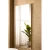 Wall Mirrors length 160 cm, Width 80 cm, Height  4 cm, Gold Color, Angle Design