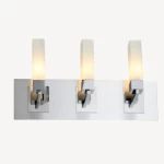 Wall Lighting Unit 3 Bulbs, Soft Light, Dimensions 48x9.8 cm, Chrome