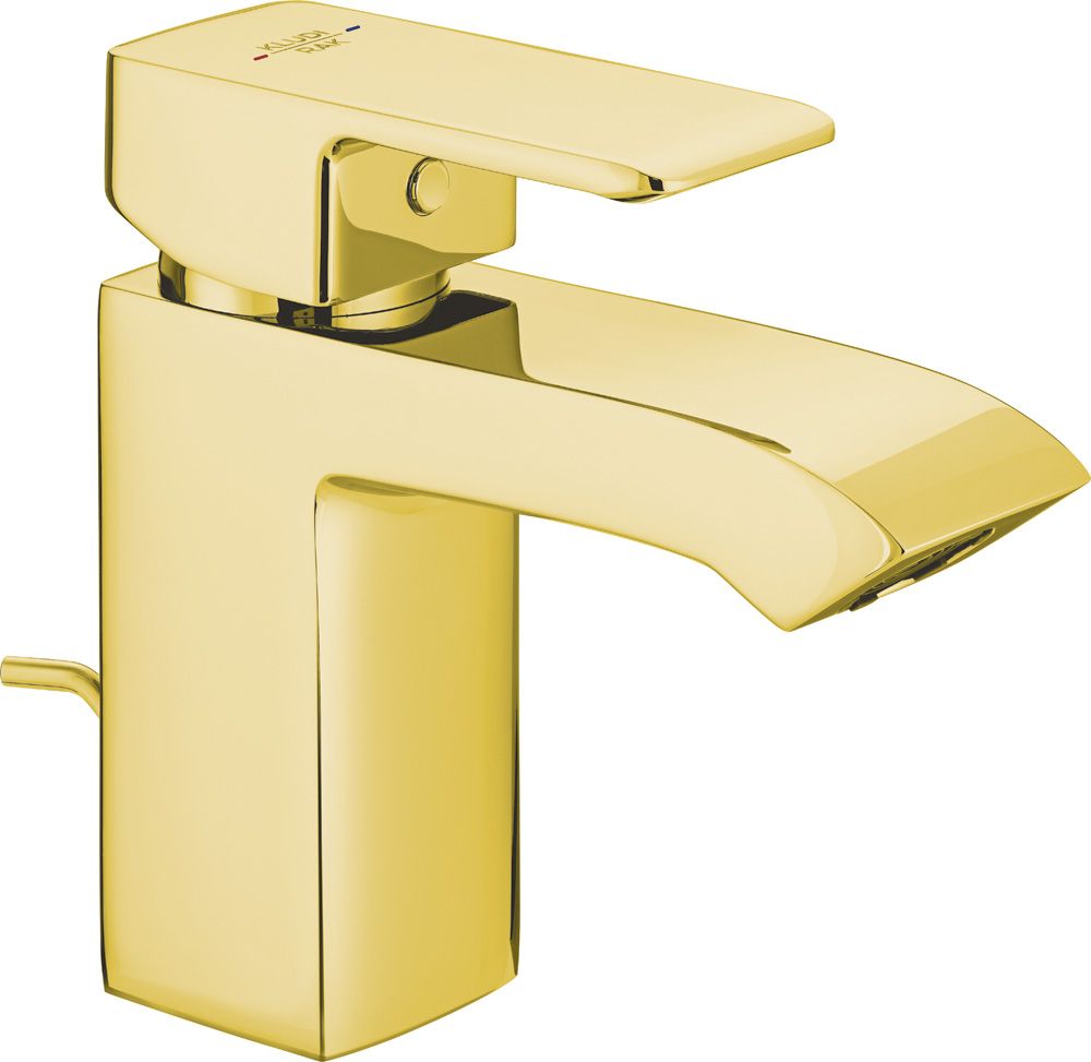 KLUDI Washbasin Faucet Gold Color, Model KLUDI ProfileStar-M | ALHashim Sanitary Tools