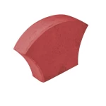 بلاط رصيف انترلوك لوتس  براند الارمك  سمك  8 سم اللون احمر