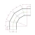 HDPE Segmented Bend Elbow 90°, Diameter 400 mm, Black | Union Pipe industry KSA - Image 2