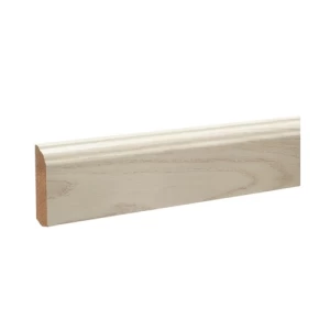 Wooden Wall Skirting 240x8x1.5 cm Beige Color, Model 487138 | Abyat Company