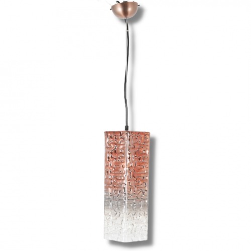 Ceiling Glass Pendant Multicolor 40x12 cm, 100 cm Wire | Matkel Store