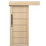 Wood Plastic Composite Sliding Doors (WPC), Size 600×600 cm, Light Wood , Model Number BM01