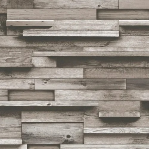 Modern Wallpaper 15.6m×100cm Gray Color, Model 714-3 | Luxury line