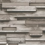 Modern Wallpaper, Size 15.6m×100cm, Gray color 