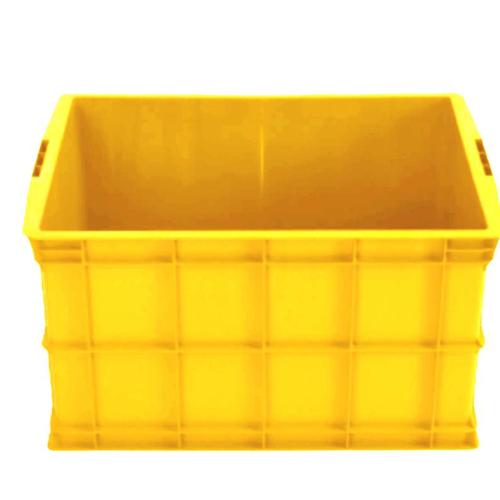 HDPE Multipurpose Storage Box 75×57×41 cm, Yellow | AL-FURIDI FACTORY FOR PLASTIC INDUSTRIES