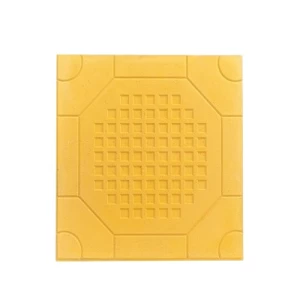 Decorative Tile for Flooring 40x40x5 cm, Yellow Color | Al Sarif Building Materials