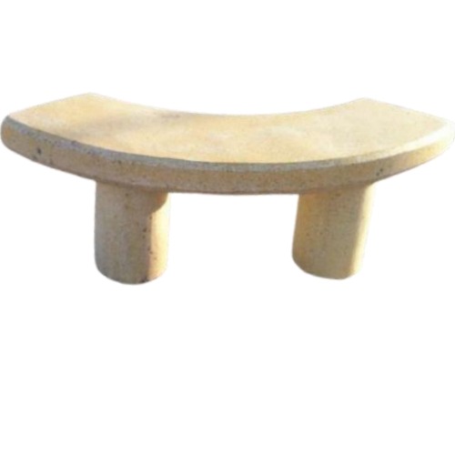 Concrete Chairs Reinforced Normal Matt Length 170 cm Width 45 cm Height 50 cm Beige | Matkel Store