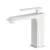 White Bathroom Washbasin Mixer, Short