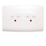 فيش عالمى مزدوج 16 أمبير الفنار موديل ألف كلاسيك المقاس  7x14 اللون الأبيض