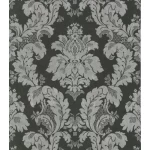 ورق جداري ايطالي مقاس 10 م×0.53 م، لون رمادي داكن، موديل 57054