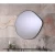 مرايا ديكور مقاس 75×75.5×2 سم، لون اسود، تصميم جزيرة
