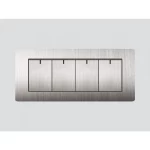 مفتاح رباعي ارت دي ان اي E62، مقاس 7×14 سم، لون ستيل فضي، 16 أمبير