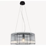 إضاءة سقفية كلاسيك تصميم فاخر، لون شفاف، أبعاد 75×75×20 سم