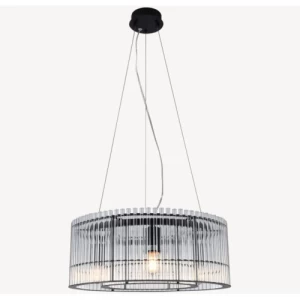 إضاءة سقفية كلاسيك تصميم فاخر 75×75×20 سم لون شفاف | شركة ابيات