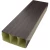 Partition Wood Alternative PVC, 10×5 Size, 2.90m Height, Burnt Brown 
