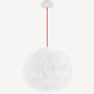White Ceiling Pendant 40x40x25 cm, Modern Design | Abyat Company