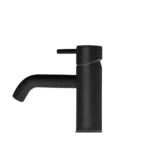 Washbasin Faucet Height 16.4 cm, Depth 12 cm, Matte Black