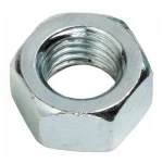  Hexagonal Nut  Grade 4.8 Size 48 mm White Color DIN934