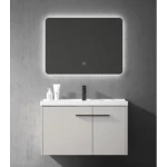 Bathroom Washbasin, Size 80 cm, Creamy Color, Ceramic Basin