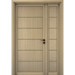 Luxury Wooden Door and a Half, beige Color, Size 160×235 cm, 6 cm Thickness, Model BMO1