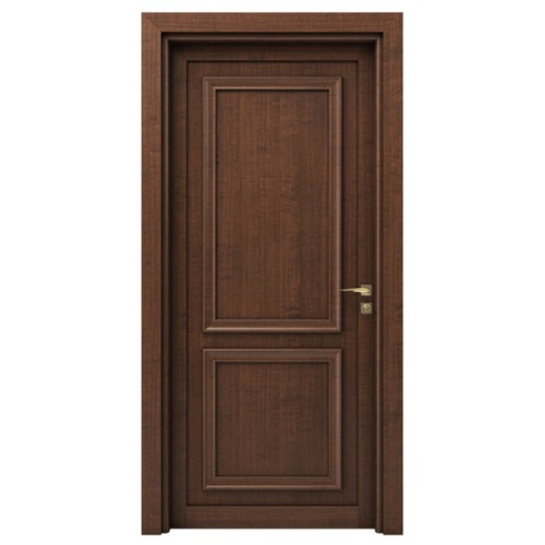 Premium Wooden Door 235x115 cm, Brown, 6 cm Thickness, Model EX02 | 