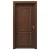 أبواب بريميوم بتصميم عصري، مقاس 235 × 115 سم، لون بني، سماكة 6 سم، موديل EX02