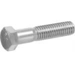 Half Thread Hot Dip Galvanized Hexagonal Bolt, UNC Grade 4.8, Size 1-3/4   inch     
