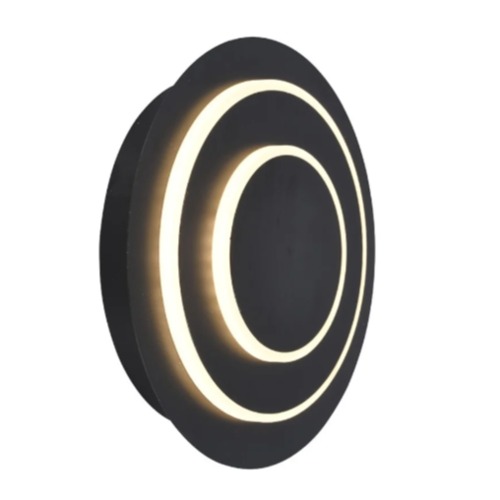 Modern Wall Light 24 cm Length 24 cm Width, Black Color | 49601