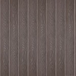 Chinese External Wood Substitute for Walls, Size 290x15 cm, Dark Brown Color